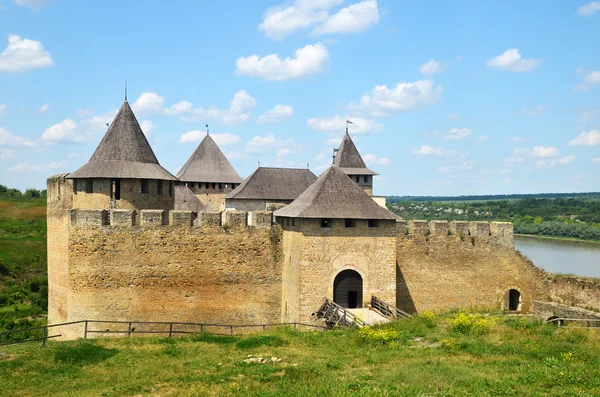 Fortezza di Khotyn XIV centrury. Architettura medievale — Foto Stock