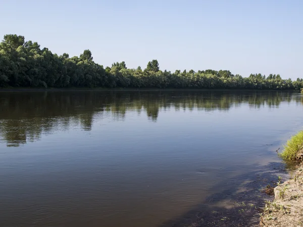 Serene river harbor — Stock Photo, Image