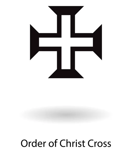 Symbole croix de l'Ordre du Christ — Image vectorielle