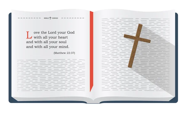 Bibelverser om hur att älska Gud — Stockfoto