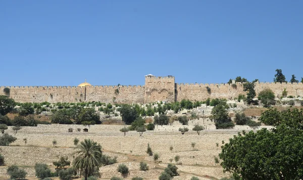 Anscient ściany w Jerozolimie, Izrael — Zdjęcie stockowe
