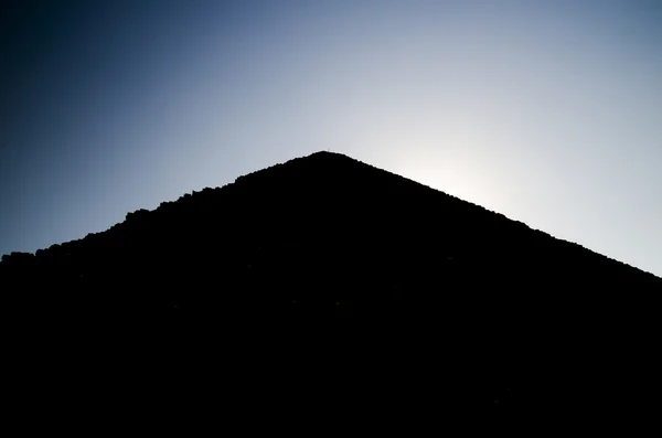 Pyramide de Khufu ou la pyramide de Cheops contour — Photo