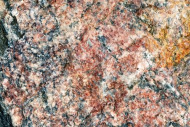 Renkli closeup granit doku.