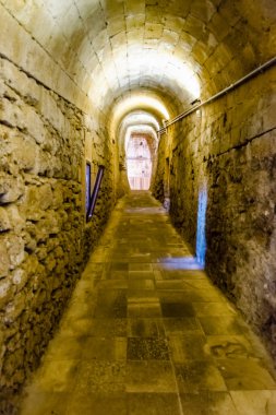 Gelibolu içinde Angevine Aragonca kalenin iç görünüm