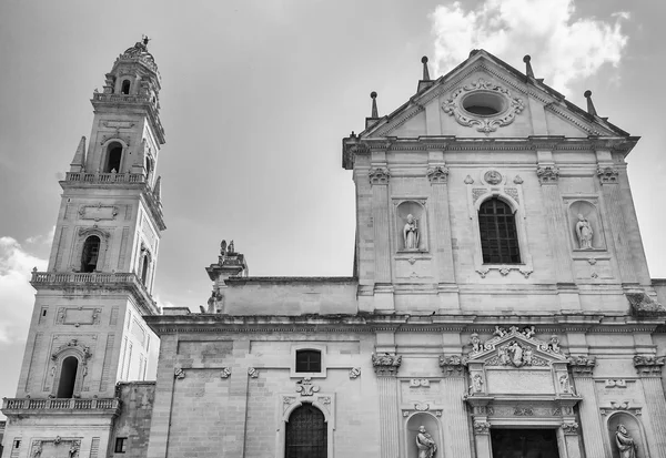 Cathedral of Lecce, masterpiece of baroque art in Salento, Italy — Stock Photo, Image