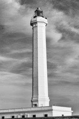 Santa Maria di Leuca ikonik deniz feneri: Salento, Apulia, İtalya