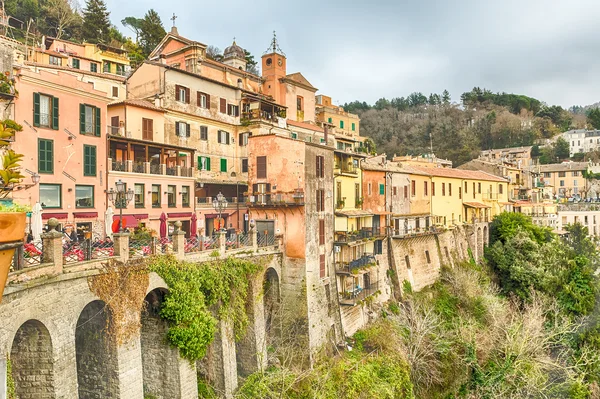 Staden Nemi på Alban Hills, Italien — Stockfoto