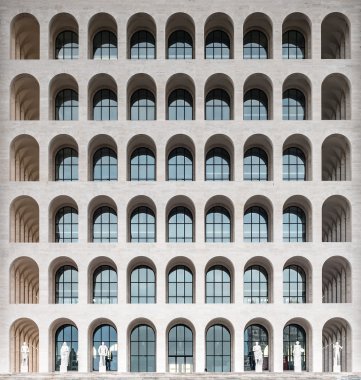 Palazzo della Civilta Italiana, aka Meydanı Kolezyum, Roma