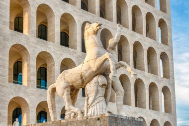 Palazzo della Civilta Italiana, aka Meydanı Kolezyum, Roma