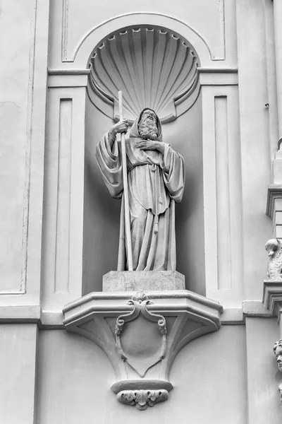 Estatua de San Francisco de Paola en Pizzo Calabro, Italia — Foto de Stock