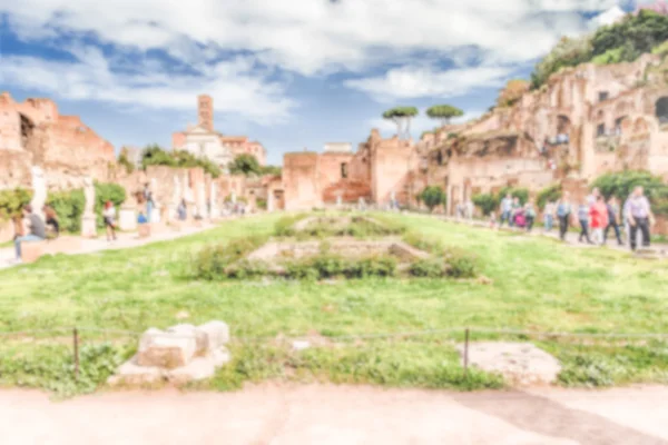 ローマのフォロ ・ ロマーノの遺跡と多重の背景 — ストック写真