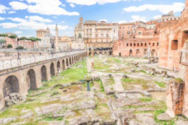 トラヤヌスの市場、ローマの古代遺跡と多重の背景 — ストック写真