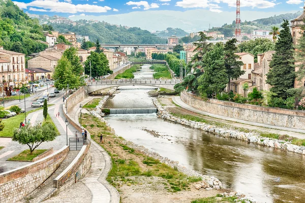 Malerischer Blick auf die Altstadt von Cosenza, Italien — Stockfoto