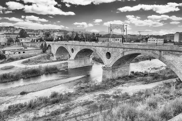 Scénický výhled na staré město v Cosenza, Itálie — Stock fotografie