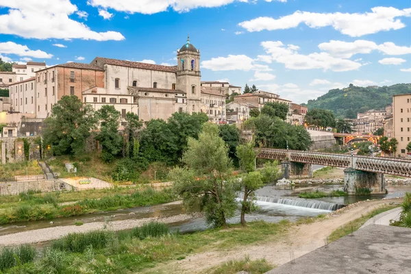 Scénický výhled na staré město v Cosenza, Itálie — Stock fotografie