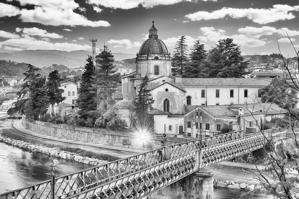 Vista panorâmica da Cidade Velha em Cosenza, Itália — Fotografia de Stock