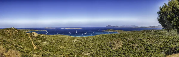 Panoramisch Uitzicht Één Van Mooiste Plekjes Vlakbij Porto Cervo Sardinië — Stockfoto