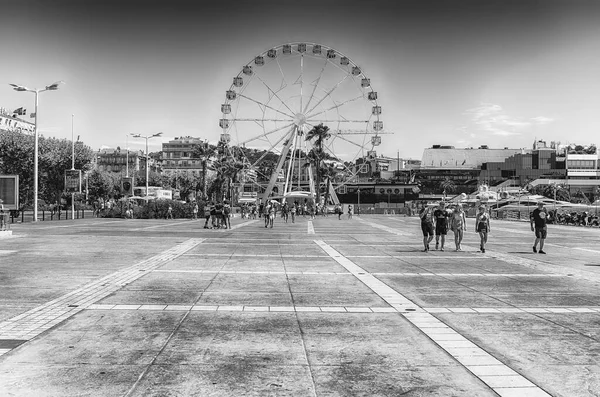 Cannes Frankrike Augusti Utsikt Över Panoramas Pariserhjul Cannes Cote Azur — Stockfoto