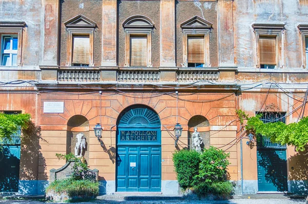 Roma Maggio Antico Edificio Margutta Una Strada Panoramica Pittoresca Nel — Foto Stock