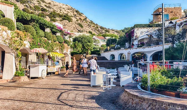 Poltu Quatu Italien August Auf Den Straßen Von Poltu Quatu — Stockfoto