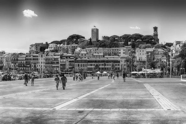 Cannes França Agosto Vista Sobre Distrito Suquet Cannes Costa Marfim — Fotografia de Stock