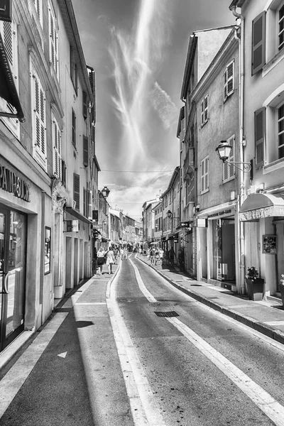 Saint Tropez Frankreich August Spaziergang Durch Die Malerischen Gassen Von — Stockfoto