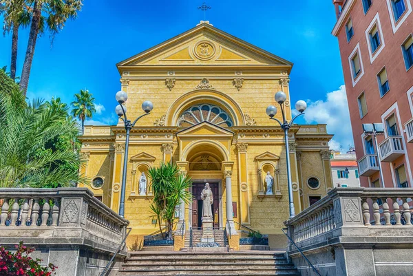 Facciata Del Convento Dei Frati Cappuccini Sanremo Edificio Uno Dei — Foto Stock