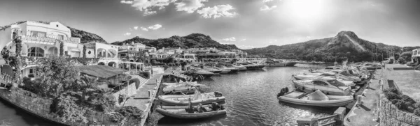 Vista Del Porto Con Yacht Lusso Poltu Quatu Sardegna Italia — Foto Stock