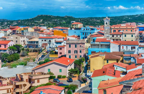 Vista Aérea Panorámica Ciudad Santa Teresa Gallura Situada Extremo Norte —  Fotos de Stock