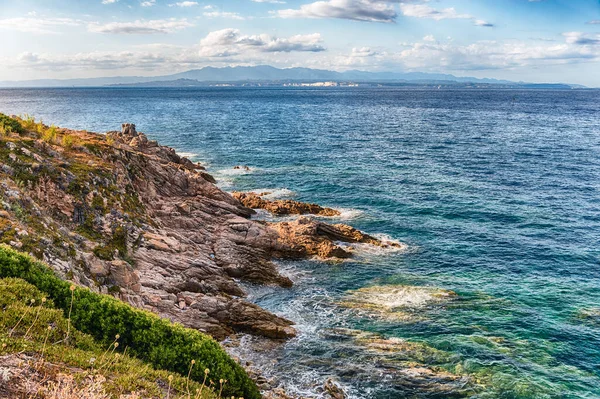 Skjønne Granittsteinene Som Pryder Vakreste Strandplassene Santa Teresa Gallura Nord – stockfoto