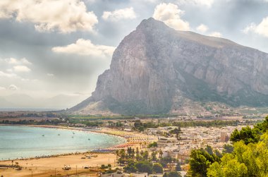 Panoramik görüntülemek San Vito Lo Capo, Sicilya