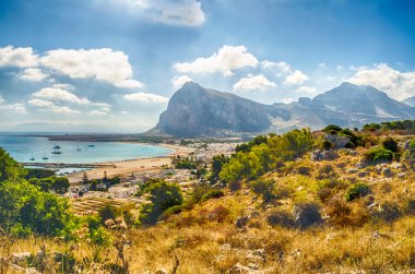 Panoramik görüntülemek San Vito Lo Capo, Sicilya