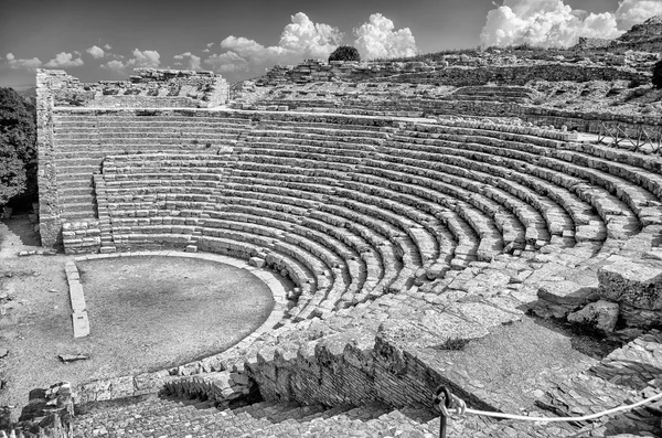 Greek Theatre of Segesta — Stock Photo, Image