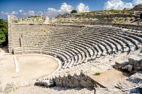 Greek Theatre of Segesta — Stock Photo, Image