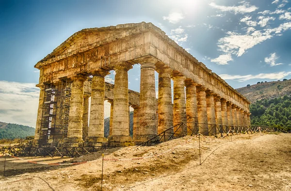 Griechischer Tempel von Segesta — Stockfoto
