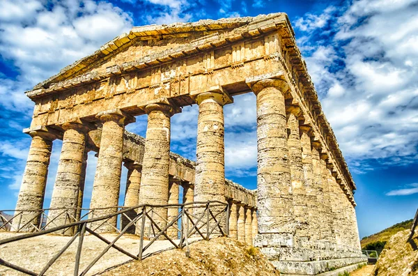 Segesta Yunan tapınağı — Stok fotoğraf