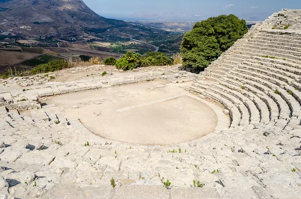 Greek Theatre of Segesta — Stock Photo, Image