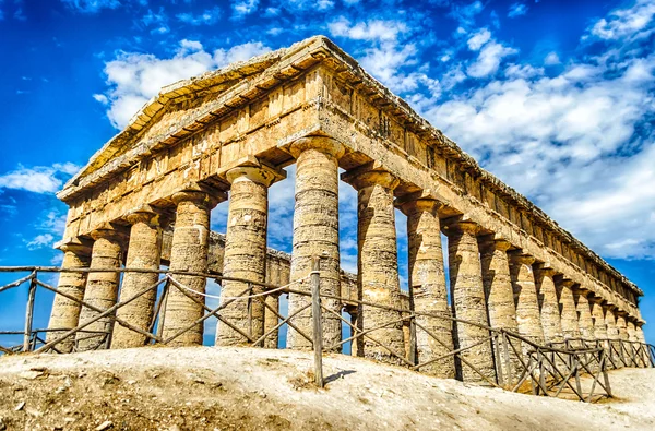 Segesta Yunan tapınağı — Stok fotoğraf