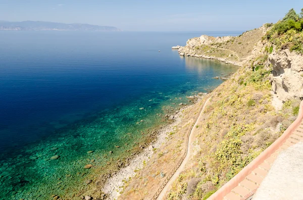 Akdeniz Beach Milazzo, Sicilya — Stok fotoğraf