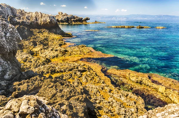 Playa Mediterránea en Milazzo, Sicilia —  Fotos de Stock