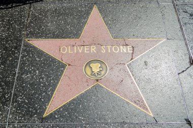 Oliver Stone'un Star üzerinde Hollywood Boulevard, Los Angeles