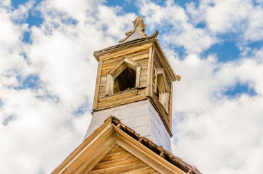 Çan kulesinde altın madenciliği hayalet kasaba Bodie, Kaliforniya