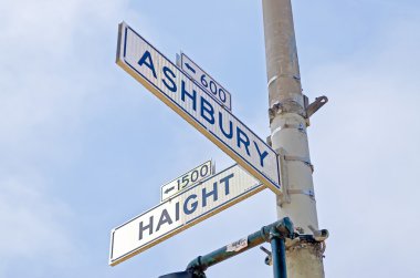 60lardak sokak işareti San Francisco, ABD
