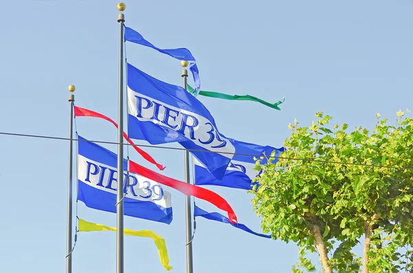 Bandiere per Pier 39, San Francisco — Foto Stock