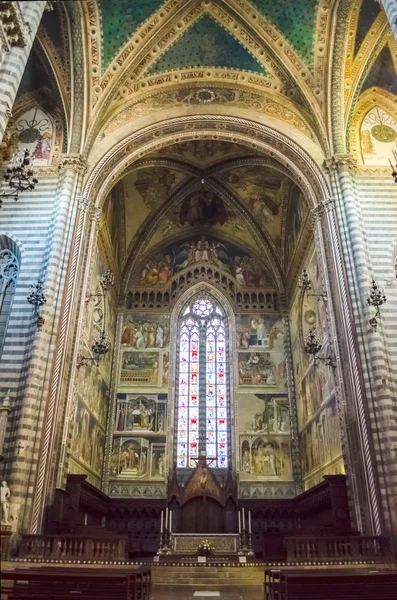 Medieval Gothic Cathedral of Orvieto, Italy — Stock Photo, Image
