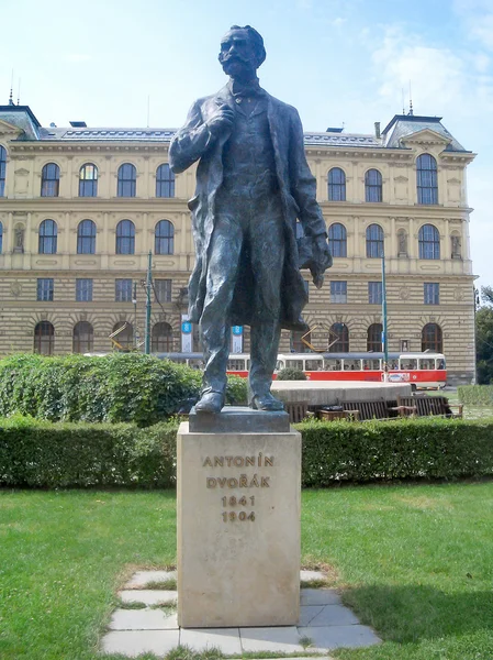 Antonin Dvorak Monument in Prague — Stock Photo, Image