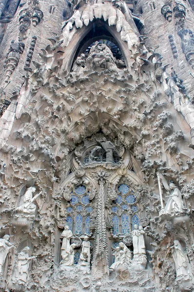 Sagrada Familia, římskokatolické církve v Barceloně — Stock fotografie