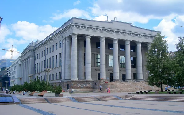Martynas mažvydas Nationalbibliothek Litauens, Vilnius — Stockfoto
