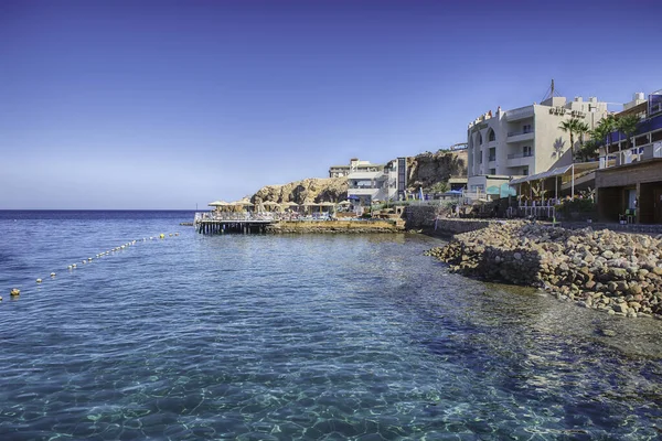 Naama Körfezi sahilinden manzara, Sharm el Sheikh, Güney Sina, Mısır