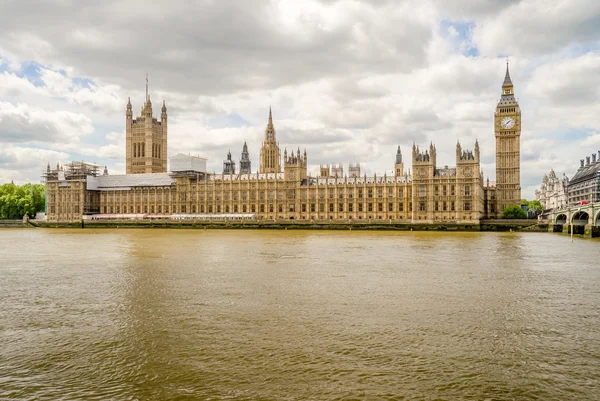 Вестминстерский дворец, Палаты Парламента, Лондон — стоковое фото